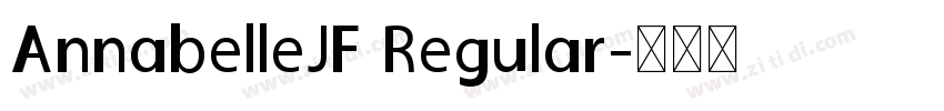 AnnabelleJF Regular字体转换